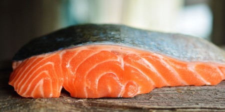 saumon gaufre